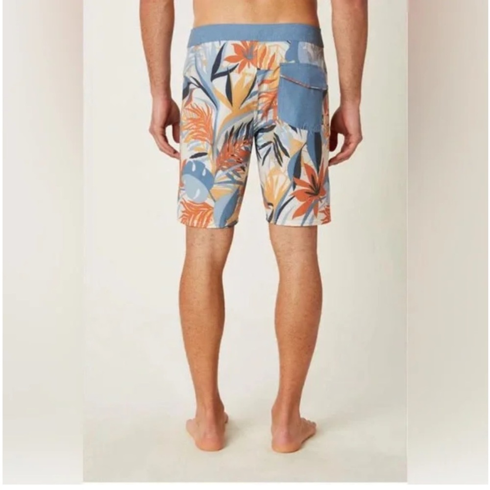 O'Neill - Swimsuit Blue Orange Hyperfreak Patron Board Shorts Beach sz 38” - Picture 2 of 9